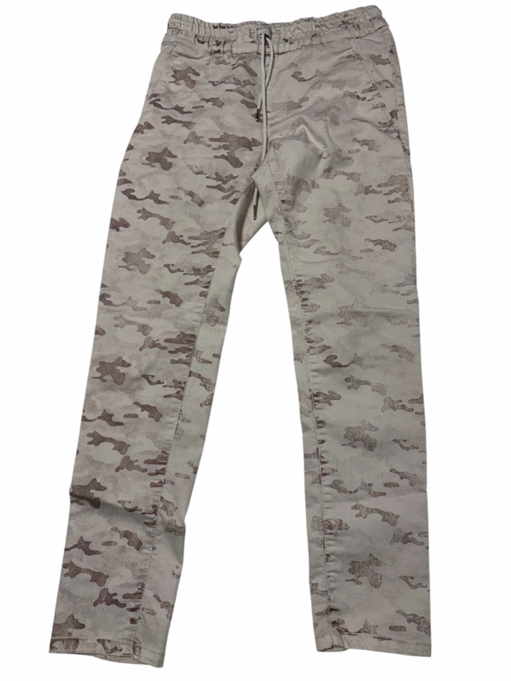 Bevy Flog Shely Pink Tan Camo Joggers Size 28